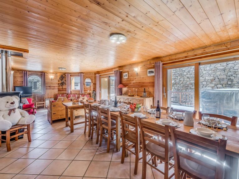 Chalet-apartment Gypaete combination - with outdoor whirlpool