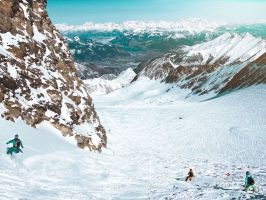 Skiing in April 2025