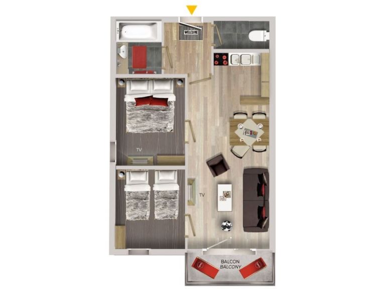 Apartment Village Montana premium