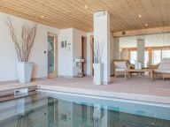 Chalet Chaletneuf du Tenne with private swimming pool, Sunday to Sunday-3