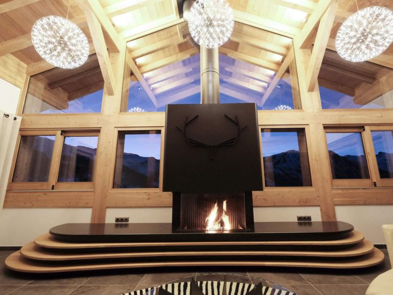 Chalet Caseblanche Haleakala with wood burner