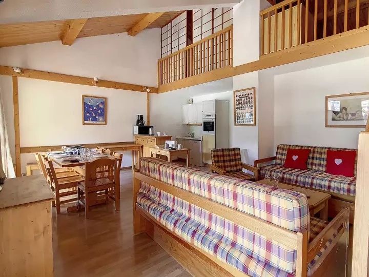 Apartment Résidence Le Hors Piste with mezzanine