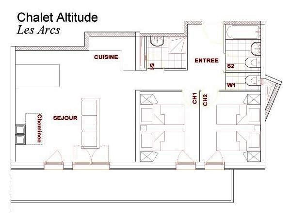 Chalet-apartment Altitude