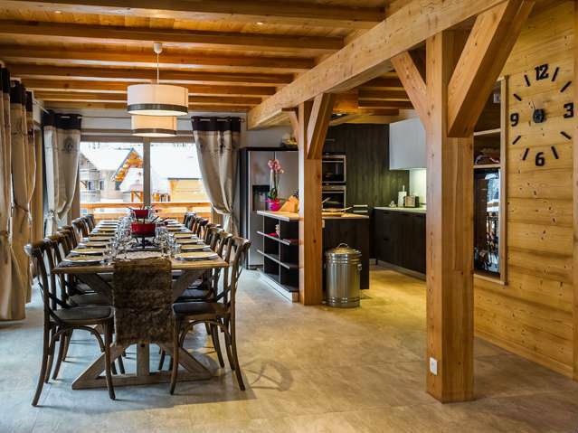 Chalet Emilie with outside whirlpool