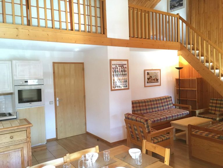Apartment Résidence Le Hors Piste with mezzanine