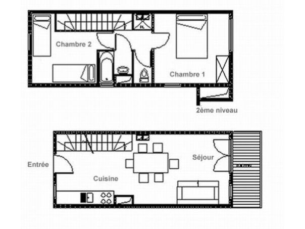 Apartment Résidence Le Hors Piste Appartement F2
