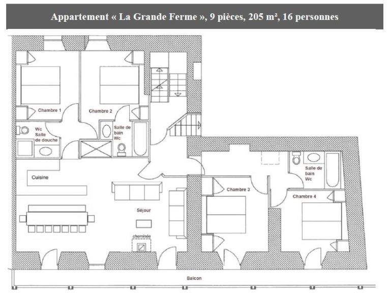 Chalet-apartment Les Champs du Pont La Grande Ferme