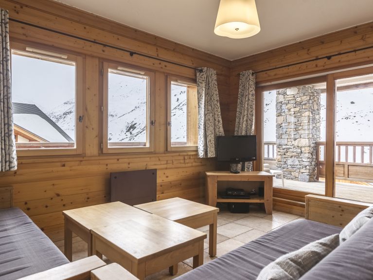 Chalet-apartment Dame Blanche with cabin and fireplace
