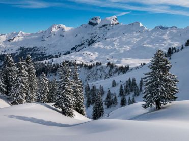 View mountains Switzerland