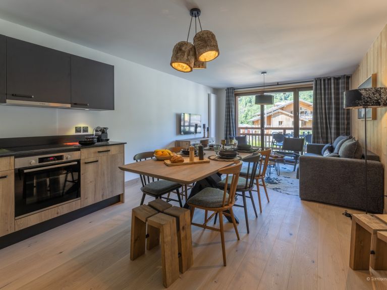 Chalet-apartment Le Cristal Lodge Mountain view