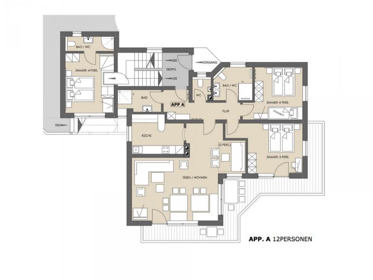 Apartment Alpensteinbock Type A