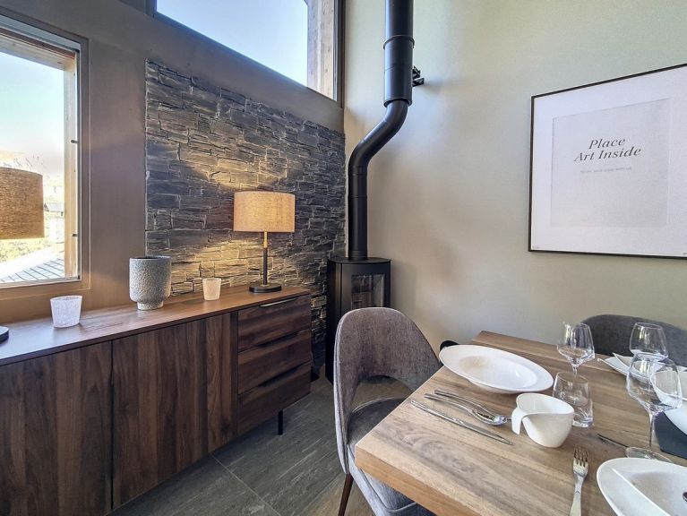 Chalet Caseblanche Augustine with wood stove and sauna