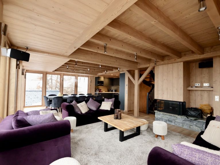 Chalet De Vallandry Nowen with sauna and outside whirlpool