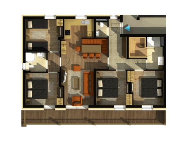 Apartment Sissipark Schönberg-Lachtal with private sauna