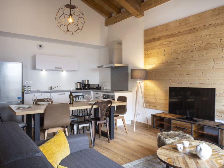 Chalet-apartment Le Diamant des neiges Mountain view