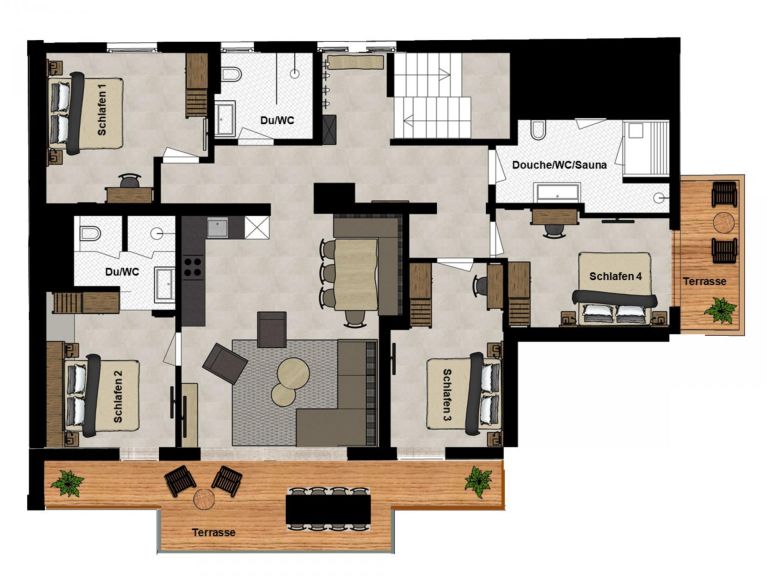 Chalet-apartment Sonnblick Top 6