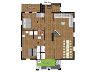 Chalet Le Vieux catering included and private sauna-20