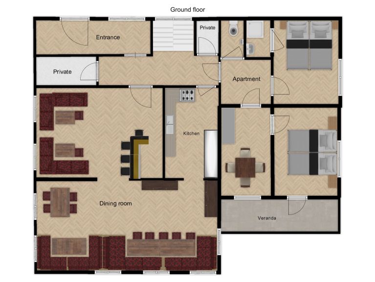 Chalet Silian catering included