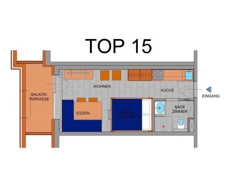 Apartment Wiesberg Studio, no. 15