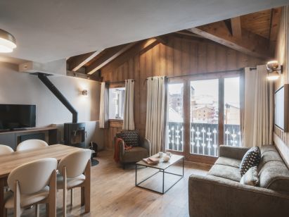 Chalet-apartment Montagnettes Oxalys with fireplace-2