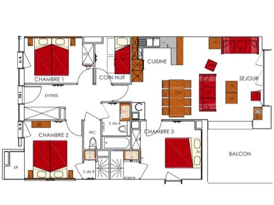 Chalet-apartment Dame Blanche-16