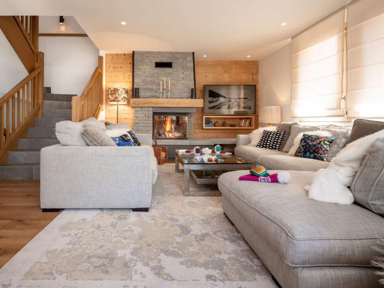 Chalet Caseblanche Chanterella with fire place, sauna and whirlpool