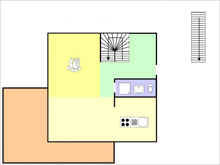 Chalet sur Piste with private sauna