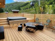 Chalet Caseblanche Felicita with wood stove and outdoor whirlpool-15