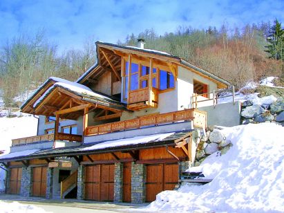 Chalet Balcon du Paradis with outside-whirlpool and sauna-1