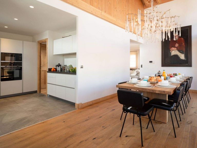 Chalet Caseblanche Chanterella with fire place, sauna and whirlpool