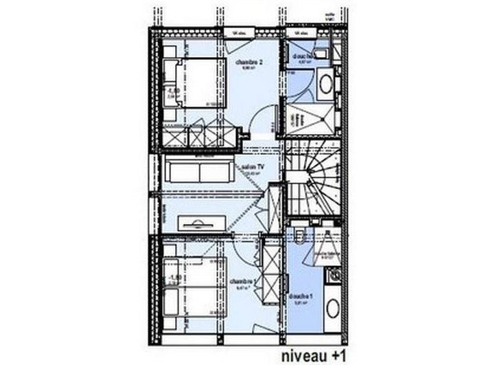Chalet Caseblanche Peak à Vue with fire place