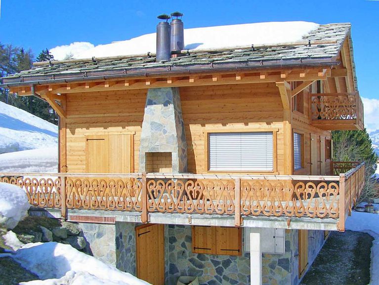 Chalet Perle des Collons with private sauna