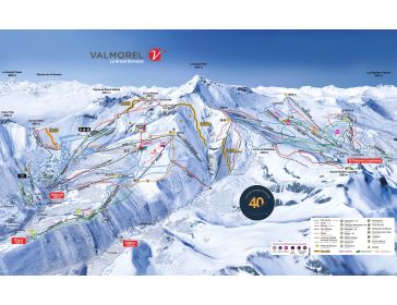 Piste map Le Grand Domaine