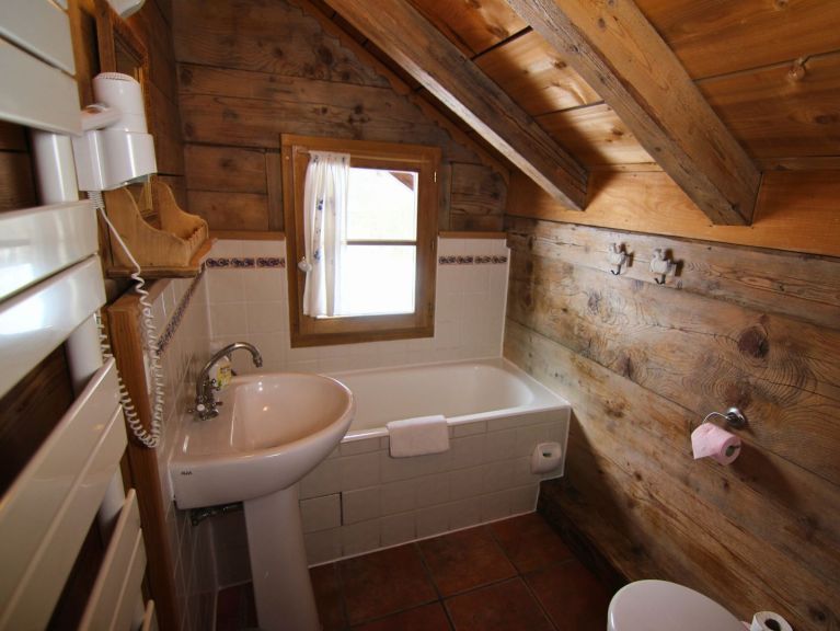 Chalet Le Vieux catering included and private sauna