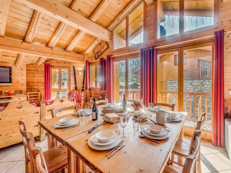 Chalet-apartment Gypaete combination - with outdoor whirlpool