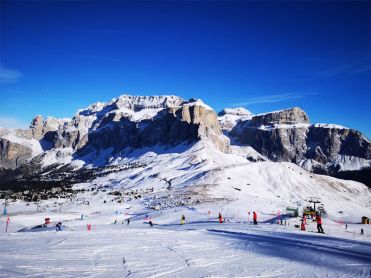 Ski area Dolomites