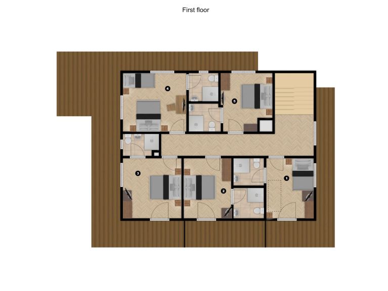 Chalet Nëidia catering included