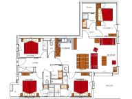 Chalet-apartment Dame Blanche with sauna and fireplace-8