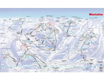 Piste map Montafon