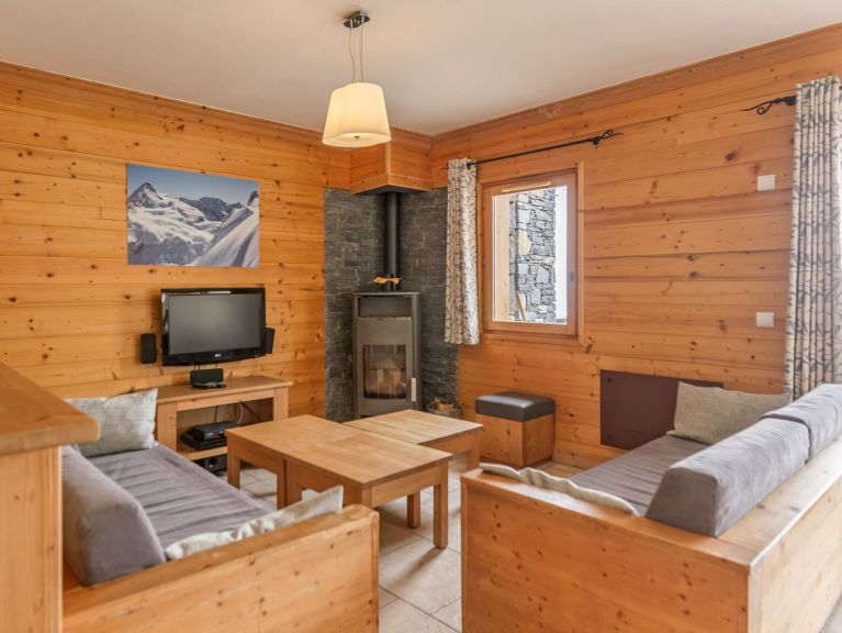 Chalet-apartment Dame Blanche with fireplace