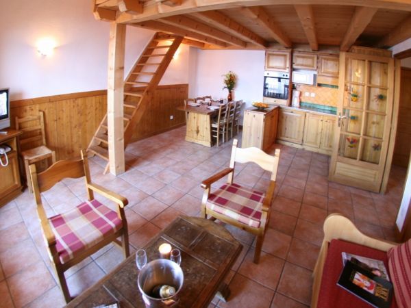 Chalet-apartment des Neiges Hermine with mezzanine