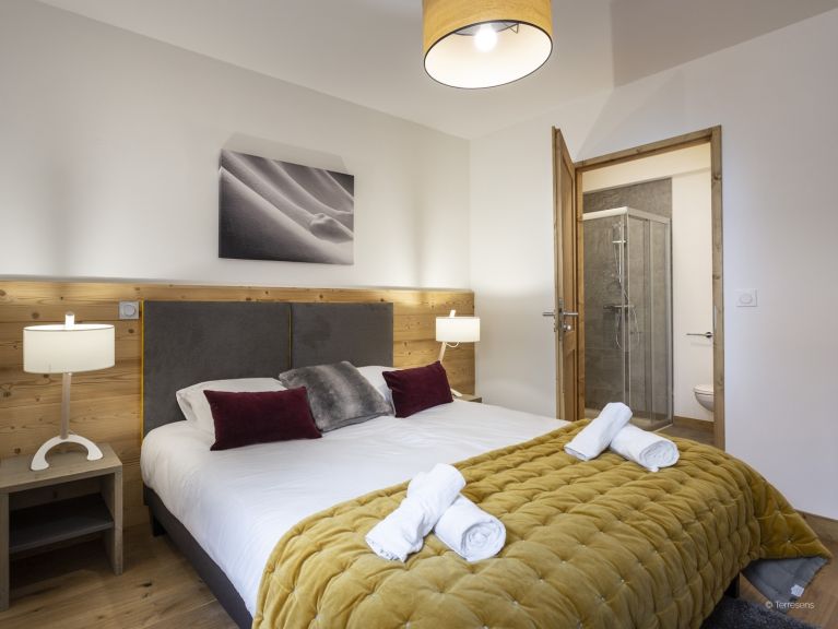 Chalet-apartment Le Diamant des neiges Mountain view
