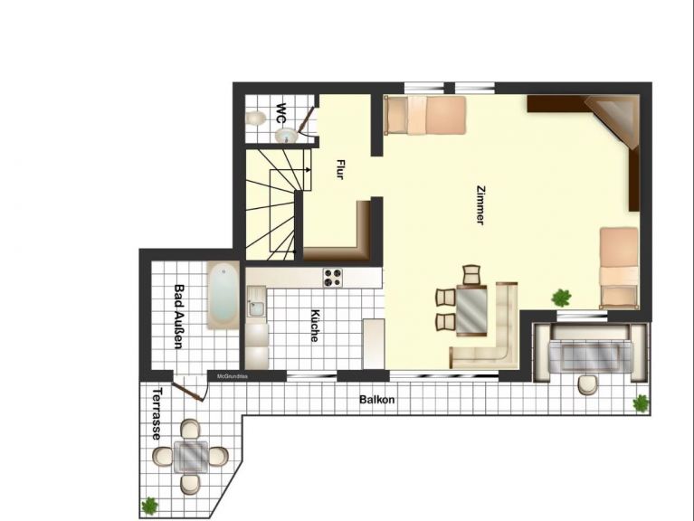 Chalet-apartment Enzianalm Bergstube with sauna