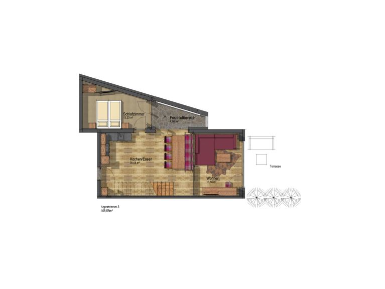 Chalet-apartment The Peak Wallis