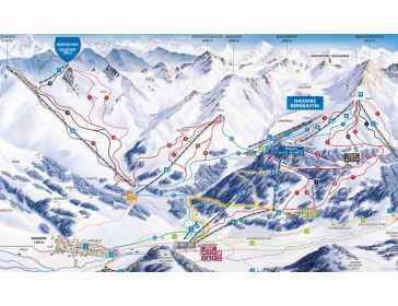 Piste map Skiparadies Reschenpass