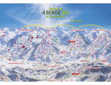 Piste map Ski Amadé - Dachstein-Tauern