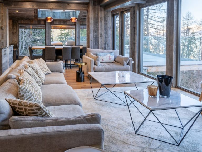 Chalet De Vallandry Masara with outside hot tub and sauna