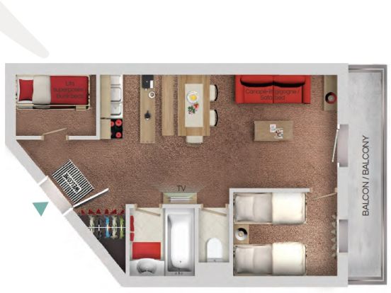 Chalet-apartment Le Cheval Blanc-8