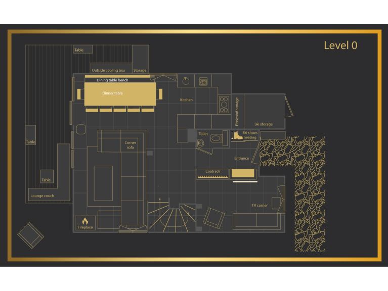 Chalet Le Hameau des Marmottes with family room and sauna