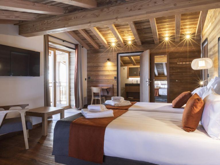 Chalet-apartment Les Balcons Platinium Val Cenis with private sauna